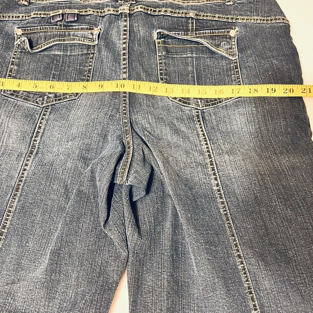 Venezia women's denim cotton pockets decorative seams Bermuda shorts 18/16 pics - Picture 11 of 16